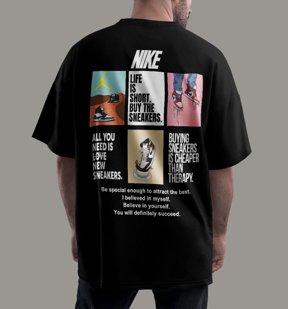 چاپ روی تیشرت اور سایز فول نخ پنبه